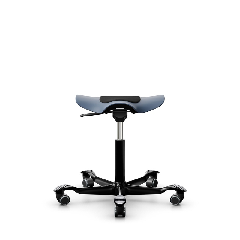 Image of Saddle stool HAG Capisco Puls 8001 Blue/Black, New, Dynamic sitting - ideal for healthy sitting