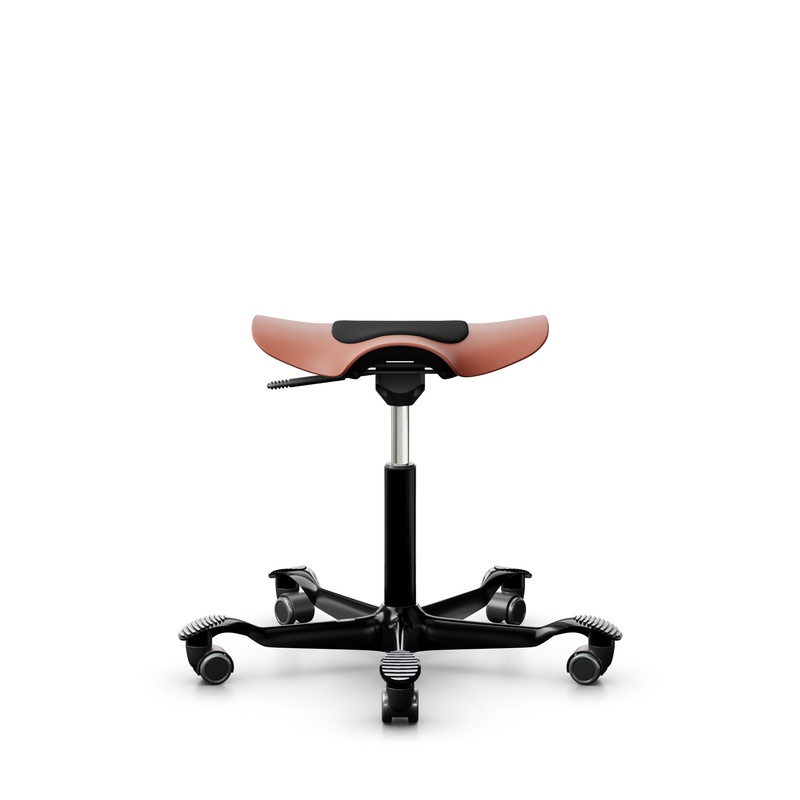 Image of Saddle stool HAG Capisco Puls 8001 Pink/Black, New, Dynamic sitting - ideal for healthy sitting