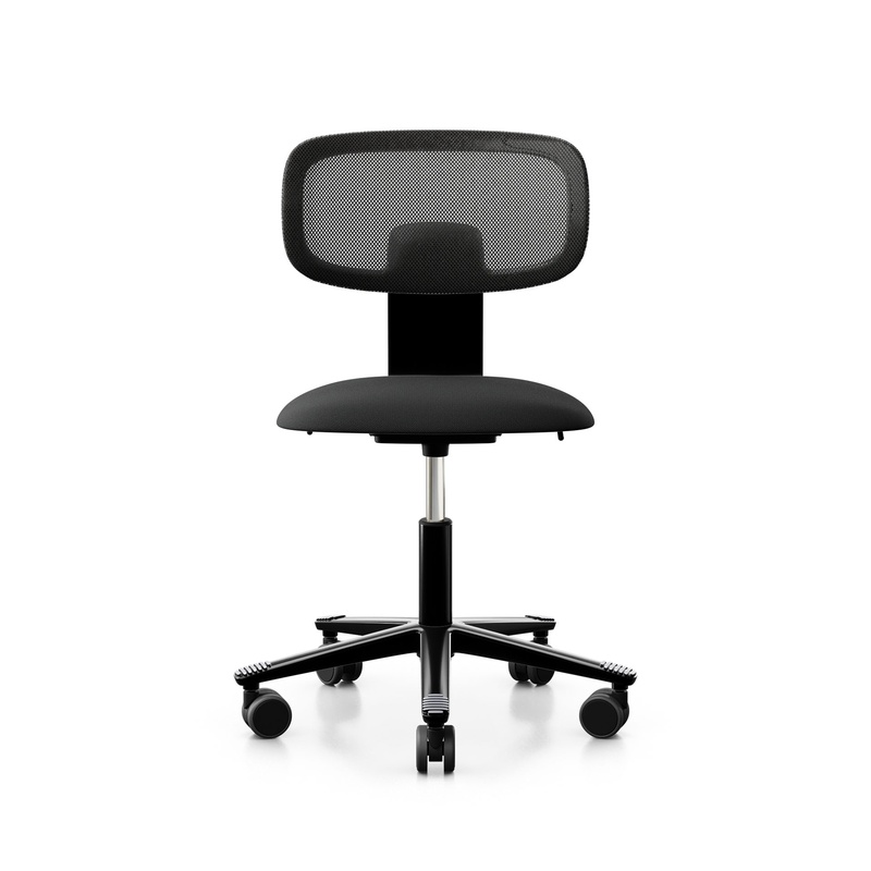 Image of Task chair HAG Tion 2340 Mesh without armrests, Black/Black, New, Ergonomic chair - ideal for flexible working