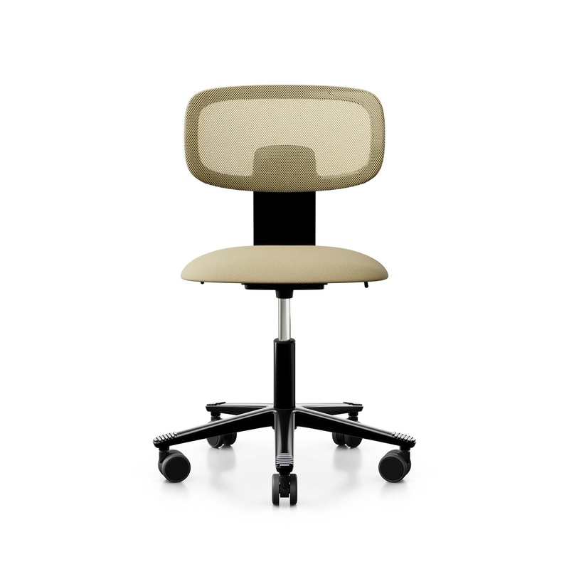 Image of Task chair HAG Tion 2340 Mesh without armrests, Yellow/Black, New, Ergonomic chair - ideal for flexible working