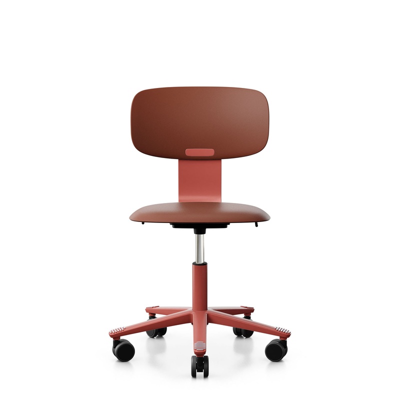 Image of HAG Tion 2100 task chair without armrests, Brown, New, Ergonomic chair - ideal for flexible working