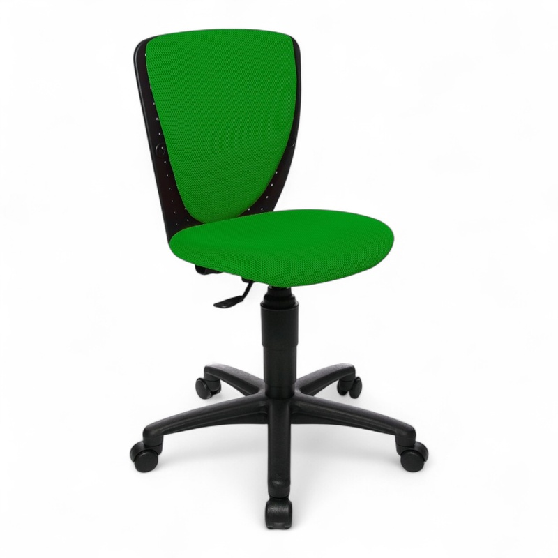 Image of Topstar High S'cool children's chair without armrests, Green/Black, New, Ergonomic chair - ideal for flexible working