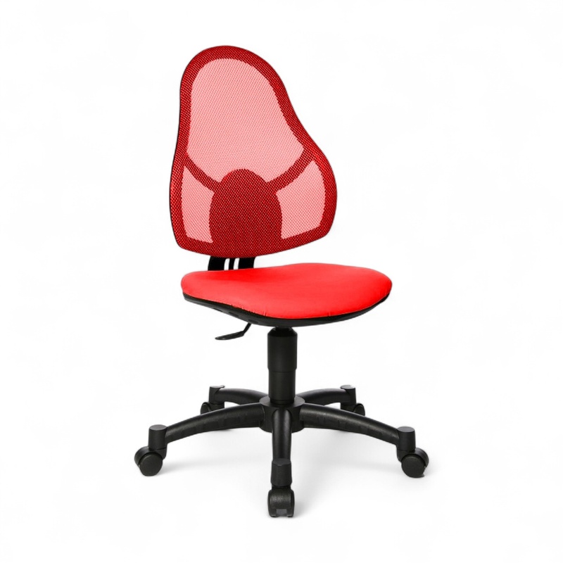 Image of Topstar Open Art Junior children's chair without armrests, Red/Black, New, Ergonomic chair - ideal for flexible working
