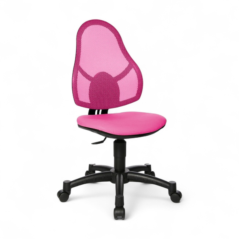 Topstar Open Art Junior children's chair without armrests, Pink/Black, New, Ergonomic chair - ideal for flexible working