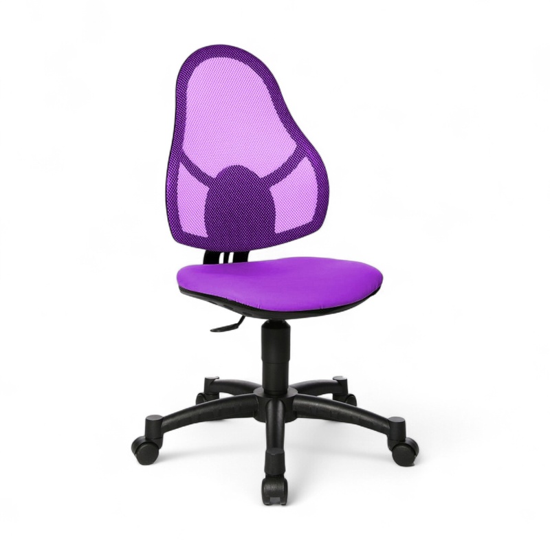 Topstar Open Art Junior children's chair without armrests, Purple/Black, New, Ergonomic chair - ideal for flexible working