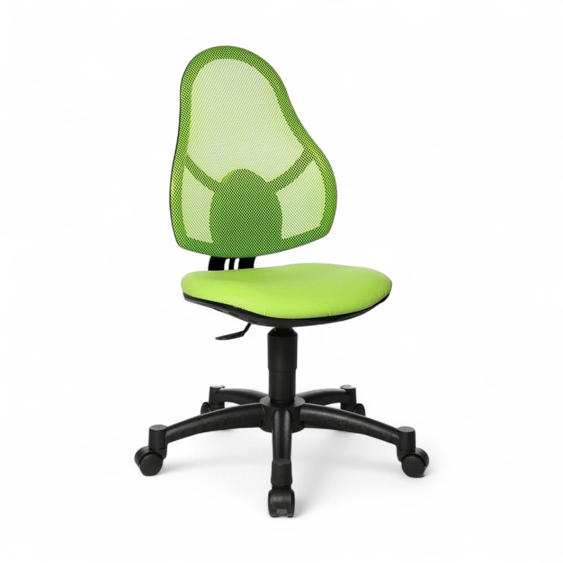 Image of Topstar Open Art Junior children's chair without armrests, Green/Black, New, Ergonomic chair - ideal for flexible working