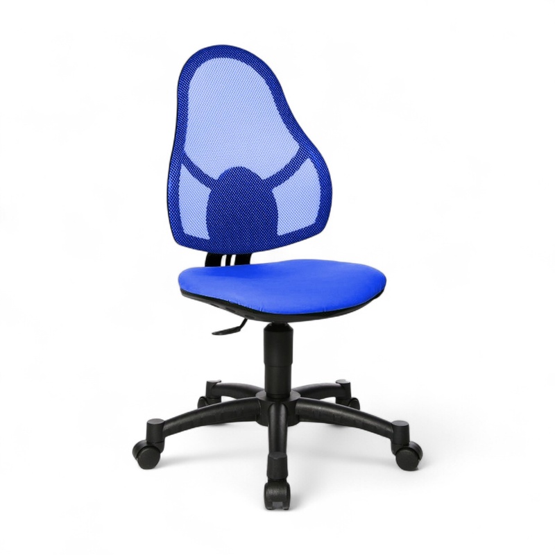 Topstar Open Art Junior children's chair without armrests, Blue/Black, New, Ergonomic chair - ideal for flexible working