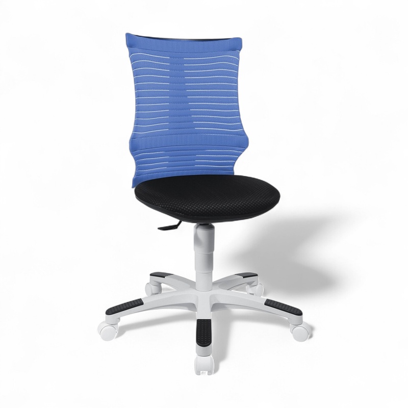 Image of Topstar Sitness S'Neaker children's chair without armrests, Blue/White, New, Ergonomic chair - ideal for flexible working