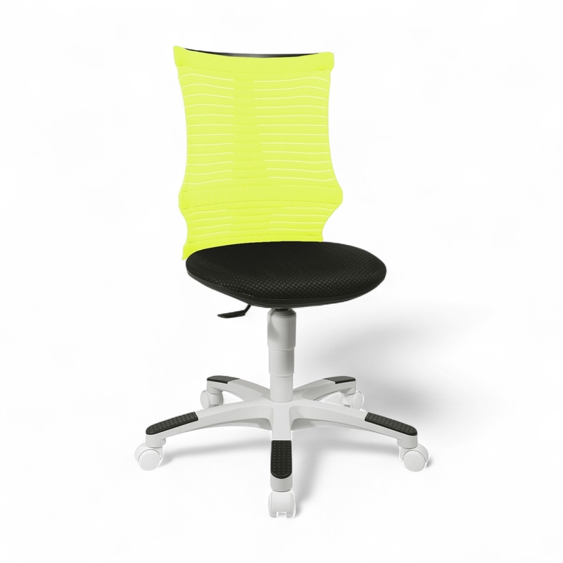 Image of Topstar Sitness S'Neaker children's chair without armrests, Yellow/White, New, Ergonomic chair - ideal for flexible working