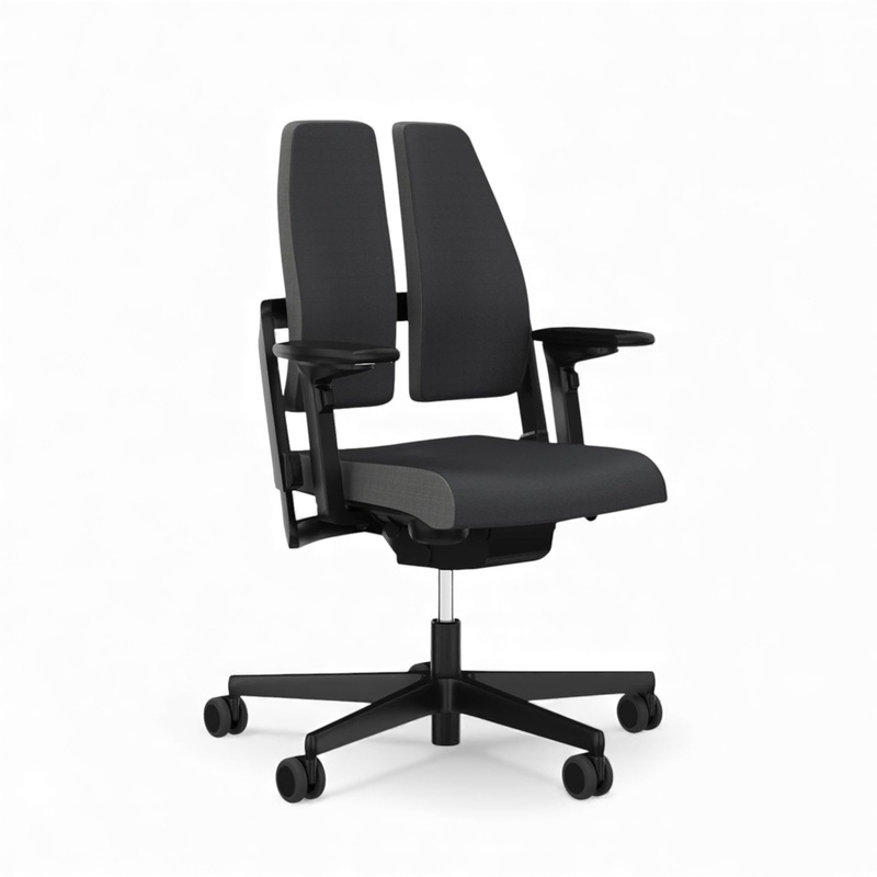 Image of Office chair Sitag SitagXilium DuoBack with XV-Move mechanism with 4D armrests, Anthracite/Black, New, Ergonomic chair - ideal for flexible working