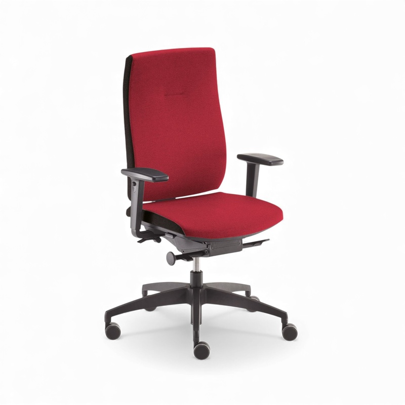 Image of Office swivel chairs Sitag SitagPoint Tec 2 with 2D armrests, Red, New, Ergonomic chair - ideal for flexible working