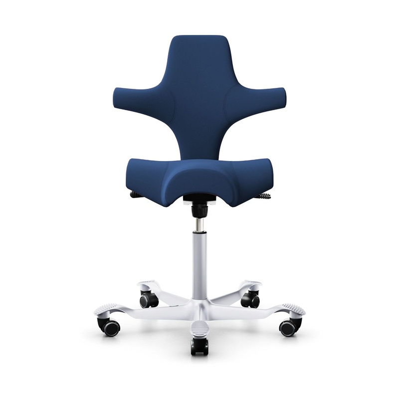 Image of Swivel chair HAG Capisco 8106, Blue, New, Ergonomic chair - ideal for flexible working