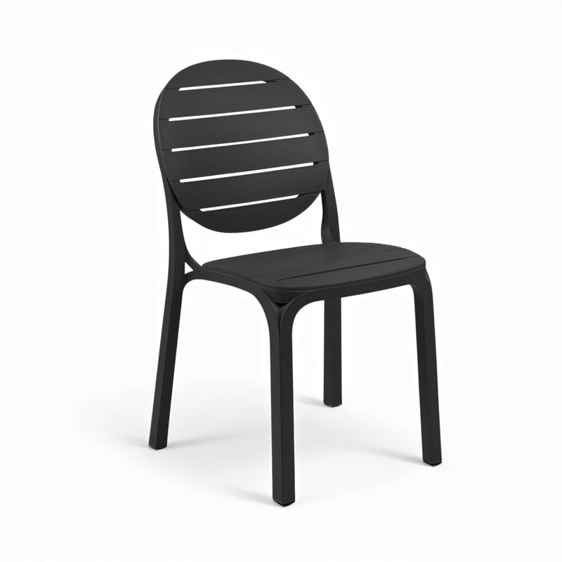Image of Outdoor chair Nardi Erica, Black, New - Modern & weatherproof