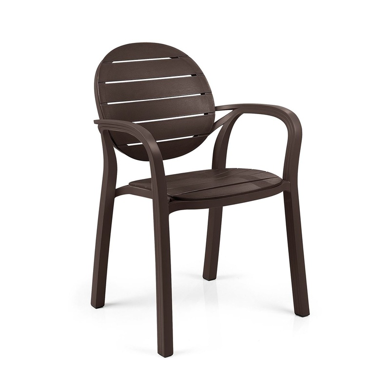 Image of Outdoor chair Nardi Palma, Brown, New - Modern & weatherproof
