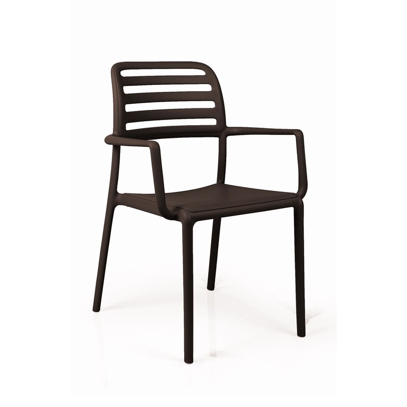 Image of Nardi Costa garden chair, Brown, New - Modern & weatherproof