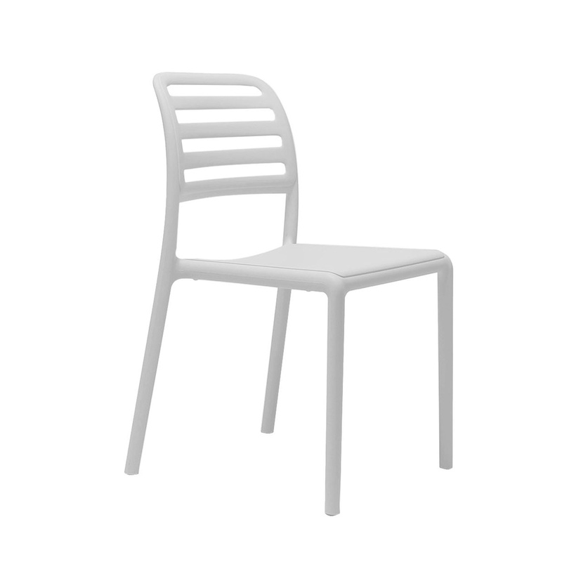 Image of Nardi Costa Bistrot garden chair, White, New - Modern & weatherproof