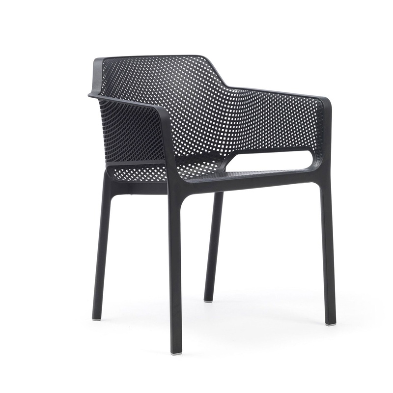 Image of Garden chair Nardi Net, Anthracite, New - Modern & weatherproof