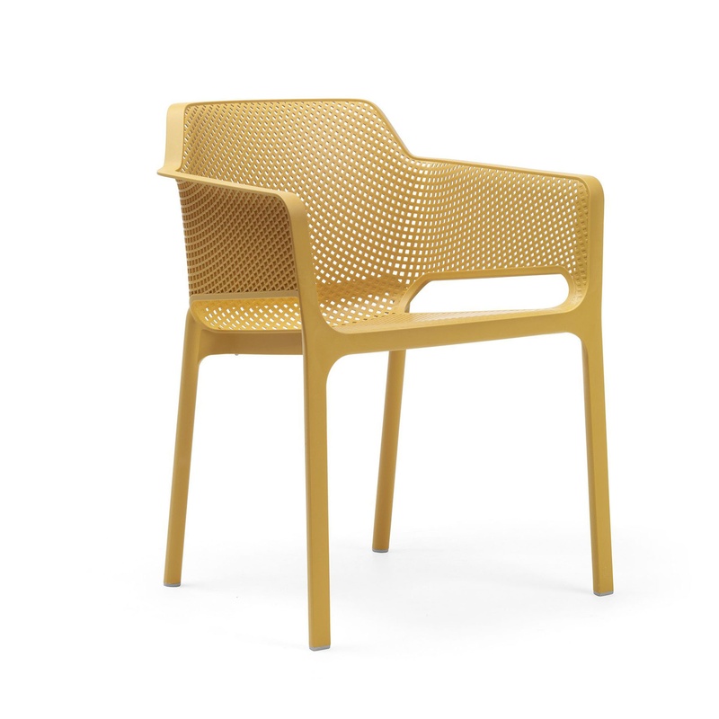 Image of Garden chair Nardi Net, Yellow, New - Modern & weatherproof