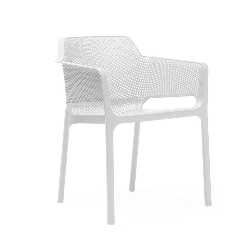 Image of Garden chair Nardi Net, White, New - Modern & weatherproof