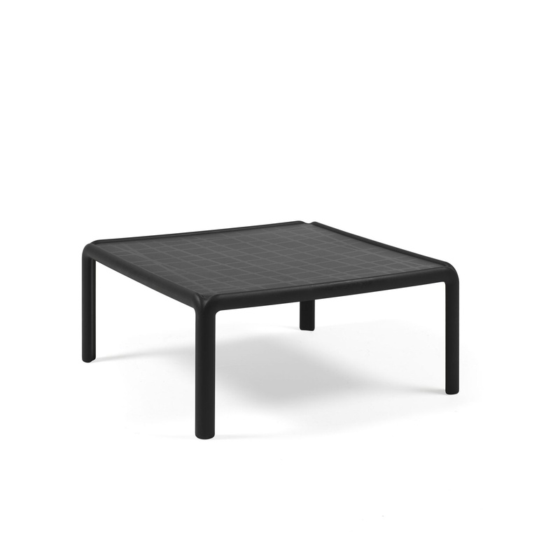 Image of Garden lounge table Nardi Komodo 70x70 cm, Anthracite, Square, New - Perfect for sofa and lounge