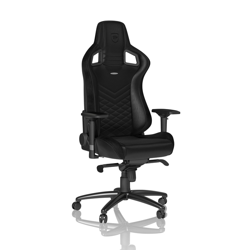 Image of Gaming chair Noblechairs EPIC with 4D armrests, Black, New, Ergonomic chair - ideal for flexible working