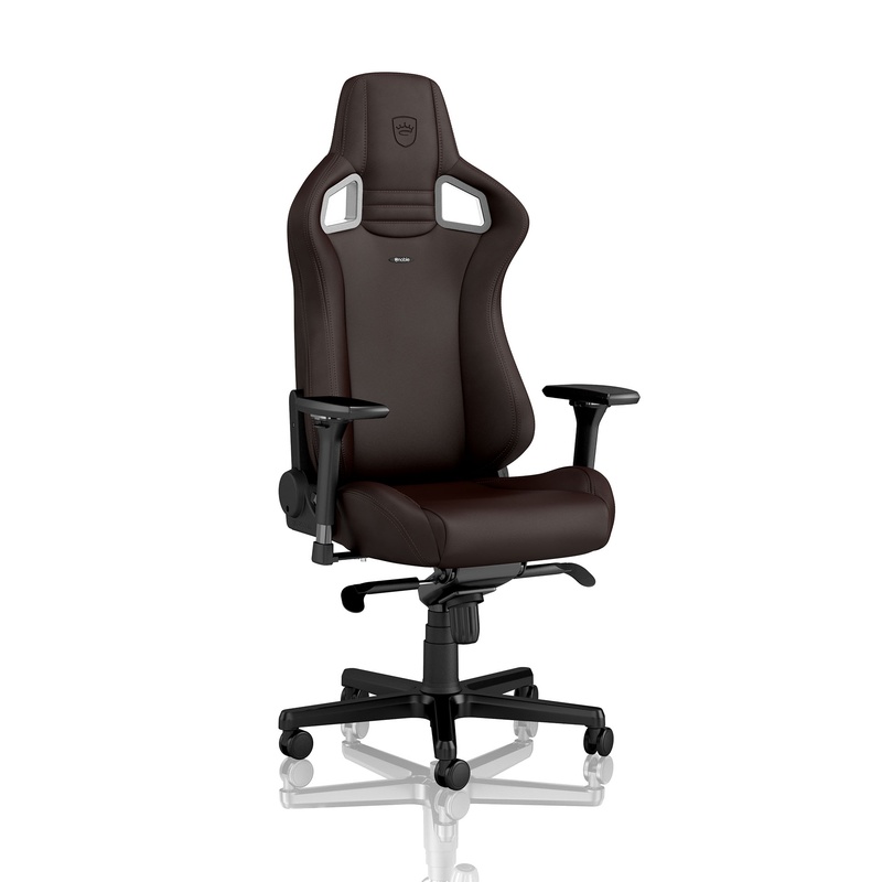 Image of Gaming chair Noblechairs EPIC Hightech imitation leather with 4D armrests, Java Edition, New, Ergonomic chair - ideal for flexible working