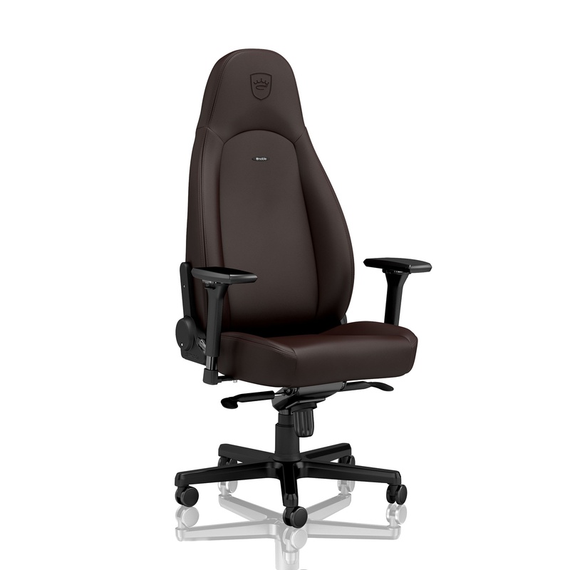 Image of Gaming chair Noblechairs ICON Hightech imitation leather with 4D armrests, Java Edition, New, Ergonomic chair - ideal for flexible working
