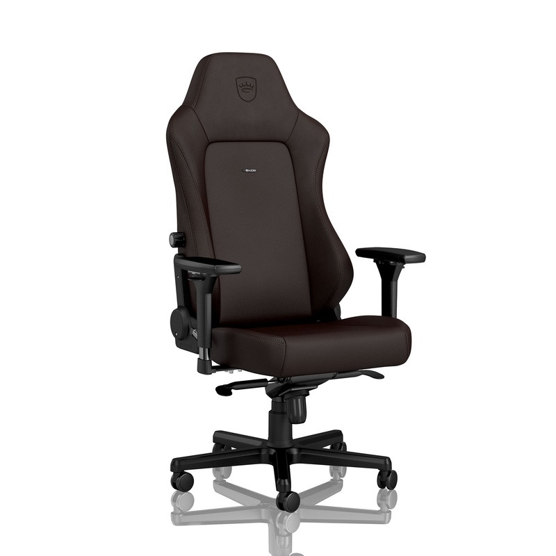 Image of Gaming chair Noblechairs HERO Hightech imitation leather with 4D armrests, Java Edition, New, Ergonomic chair - ideal for flexible working