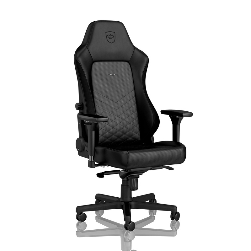 Image of Office swivel chair Noblechairs HERO with 4D armrests, Black, New, Ergonomic chair - ideal for flexible working