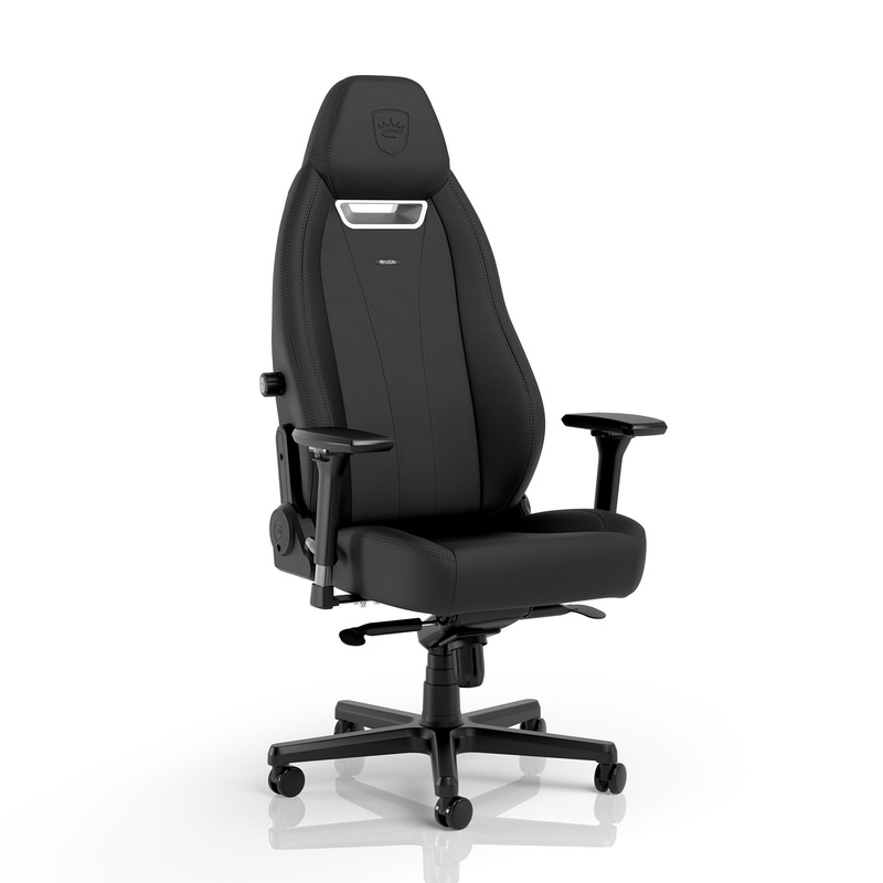 Image of Gaming chair Noblechairs LEGEND Hightech imitation leather with 4D armrests, Black Edition, New, Ergonomic chair - ideal for flexible working