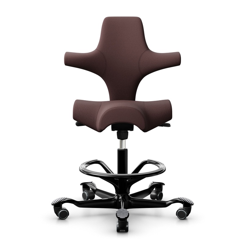 Image of Counter stool HAG Capisco 8106, Brown/Black, New, Bar stool - Practical & comfortable
