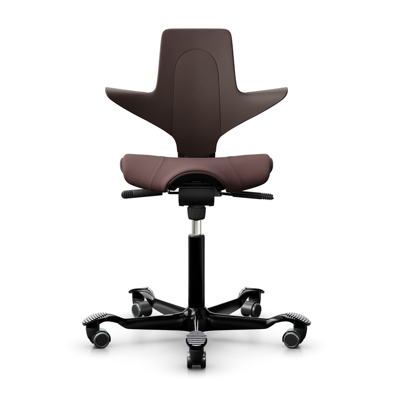 Image of Saddle chair HAG Capisco Puls 8020, Brown/Black, New, Ergonomic chair - ideal for flexible working