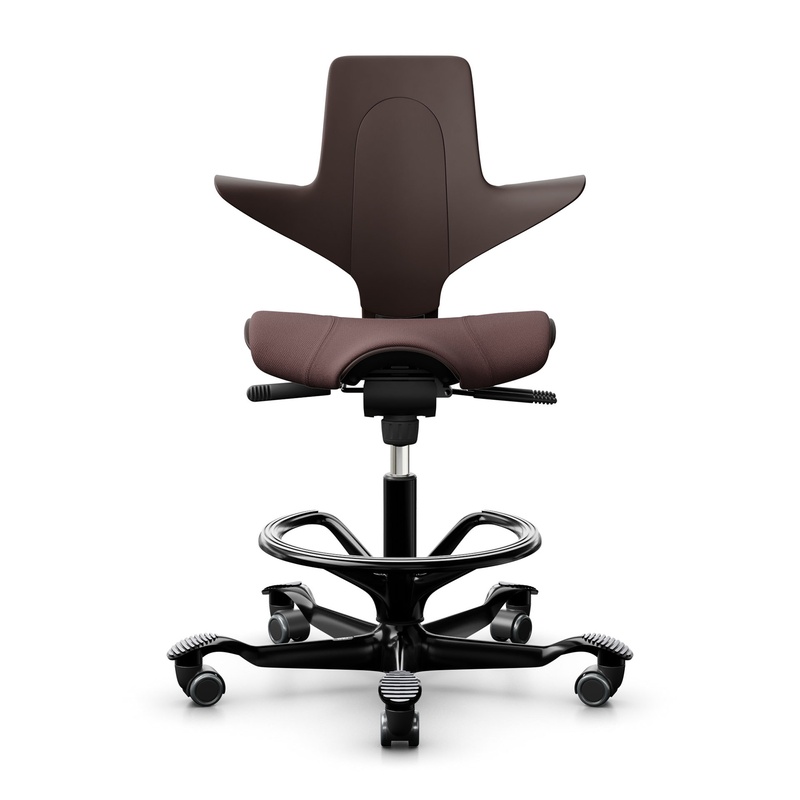 Image of Counter stool HAG Capisco Puls 8020, Brown/Black, New, Bar stool - Practical & comfortable