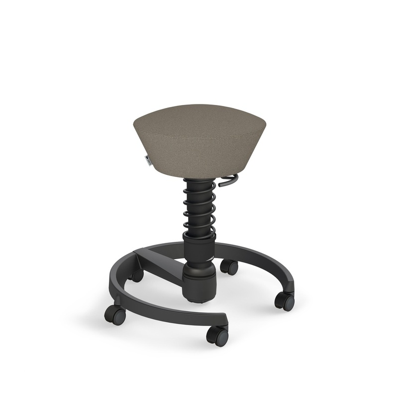 Image of Aeris Swopper office stool Beige/Black, Dynamic sitting - ideal for healthy sitting