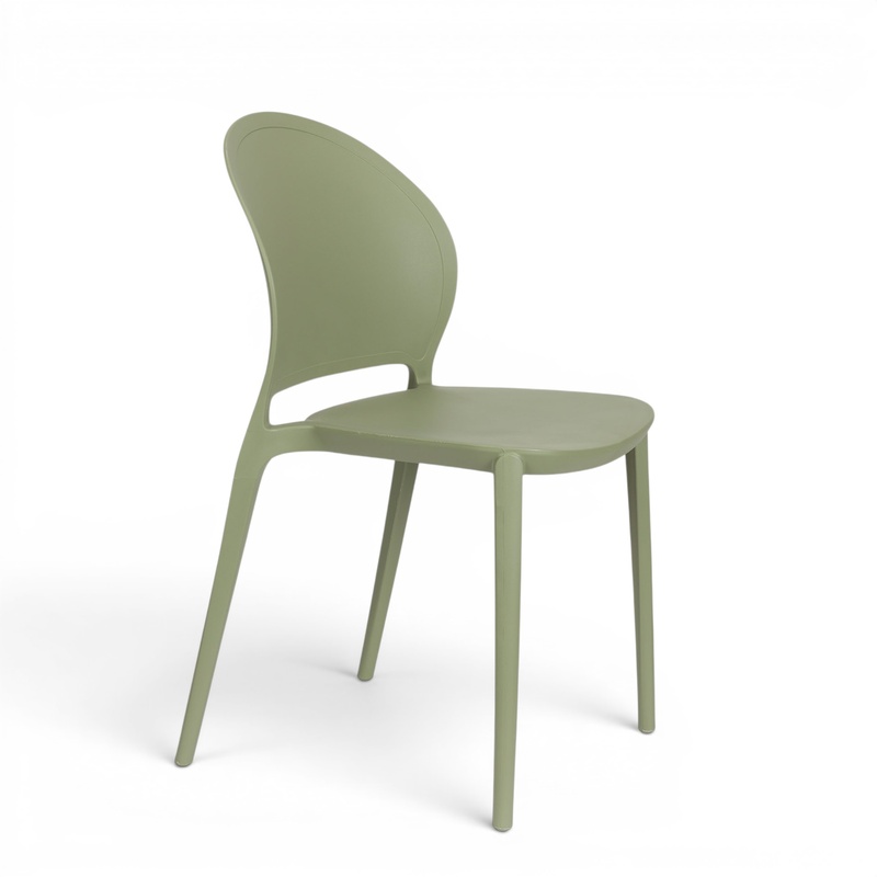 Image of White Label Living Sjoerd garden chair - set of 4 Green, New - Perfect for comfortable sitting