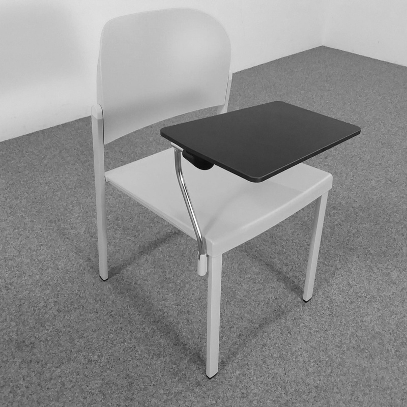 Image of 4-leg chairs IBEBI Recycled Bio Black without armrests, New - Perfect for office and reception