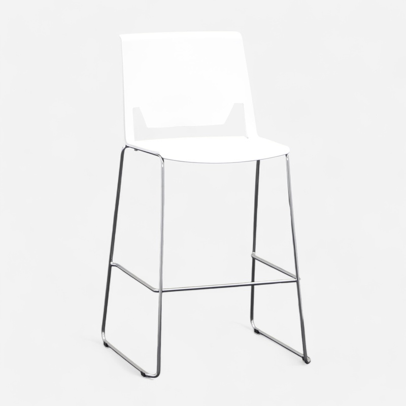 Image of Bar stool Haworth Comforto Very, White without armrests, New, Counter stool - Practical & comfortable