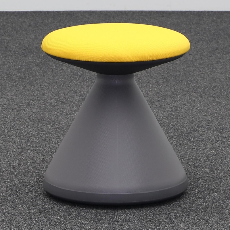 Image of Office stool Milani Fungus, Yellow, Very good, Ergonomic - ideal for flexible workstations