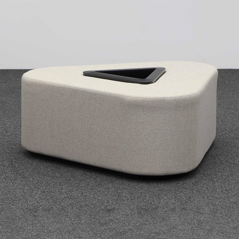 Image of Office stool with plant pot Mdd Hana, Beige, New, Ergonomic - ideal for flexible workstations