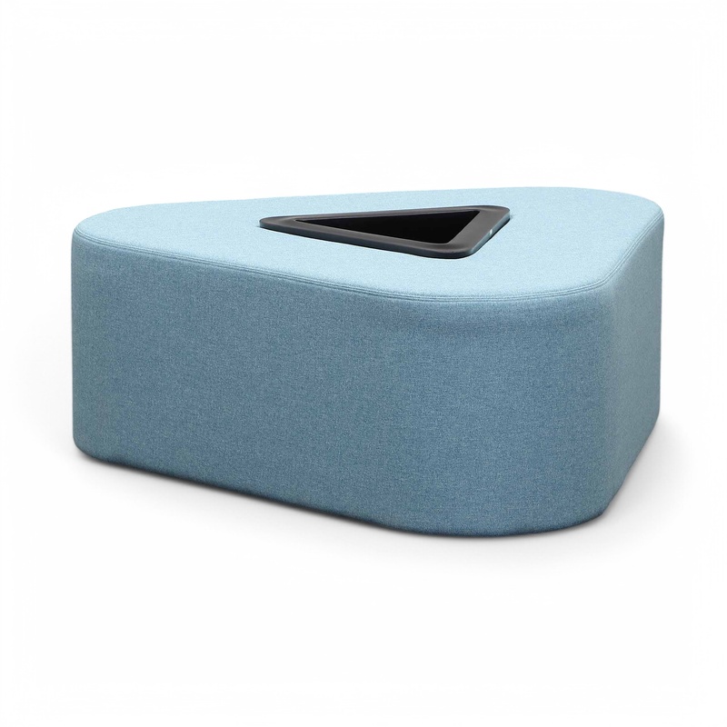 Image of Office stool with plant pot Mdd Hana, Blue, Very good, Ergonomic - ideal for flexible workstations