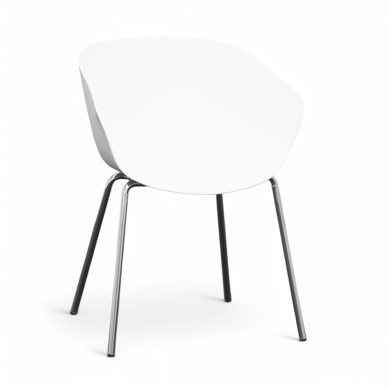 Image of Milani Stay visitor chair White, New - Perfect for comfortable sitting