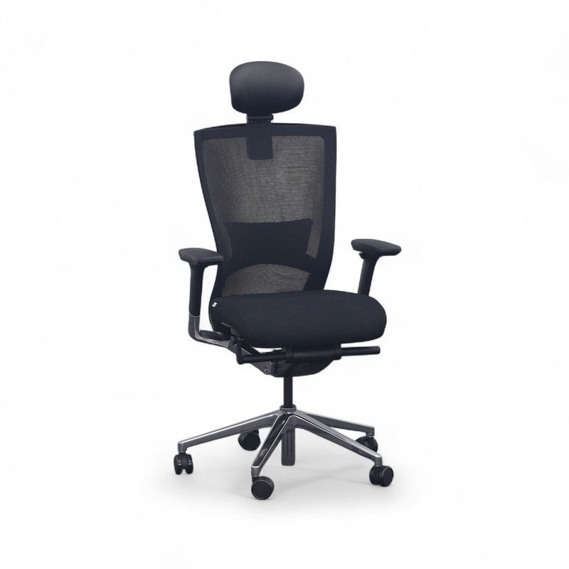 Image of Office swivel chair Milani X Chair with 3D armrests, Black, Very good, Ergonomic chair - ideal for flexible working