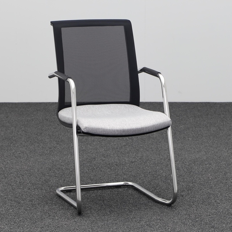 Image of Cantilever Narbutas EVA Gray with ring armrests, Free swinging, New - Perfect for visitors and guests