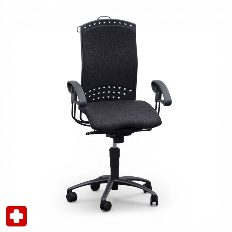 Image of Office swivel chairs Sitag Reality with 2D armrests, Anthracite, Normal used, Ergonomic chair - ideal for flexible working