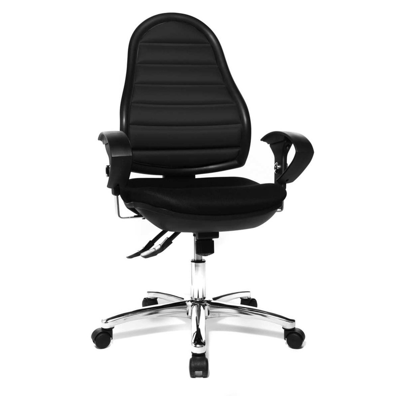 Image of Office swivel chair Topstar Flex Point SY Deluxe with 1D armrests, Black, New, Ergonomic chair - ideal for flexible working