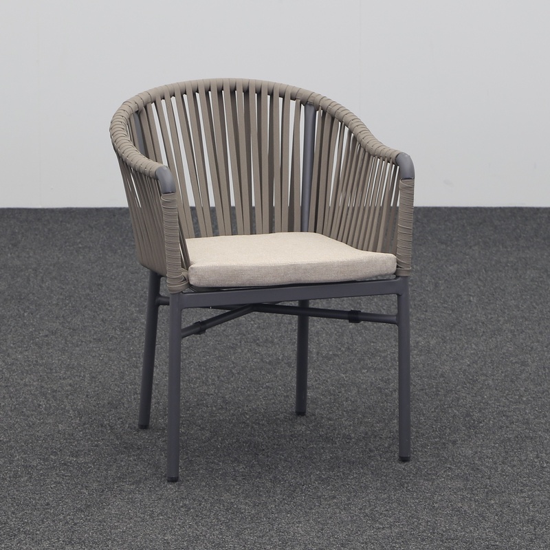 Image of Bistro stacking chairs Sedex XLine Brown with fixed armrests, New - Perfect for comfortable sitting
