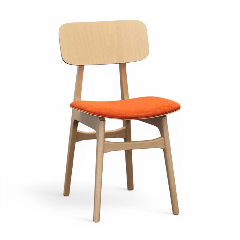 Image of 4-legged chair Sedex We Orange without armrests, Very good - Perfect for office and reception