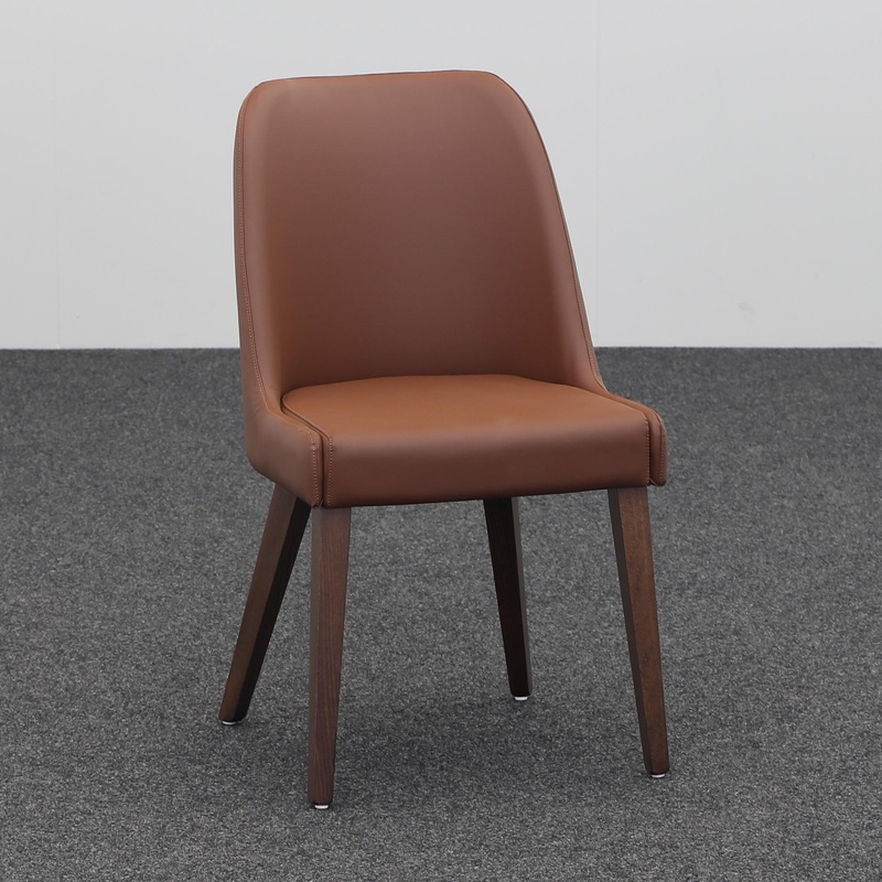 Image of 4-legged chair Sedex Show Brown without armrests, New - Perfect for office and reception