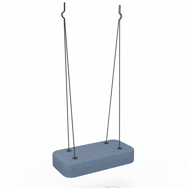 Image of Office stool Nowy Styl Tapa Swing Square, Blue, New, Ergonomic - ideal for flexible workstations