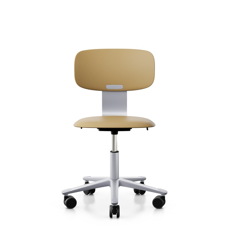 Image of HAG Tion 2100 task chair without armrests, Yellow, New, Ergonomic chair - ideal for flexible working